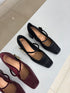 Close Toe Slid On Block Heels